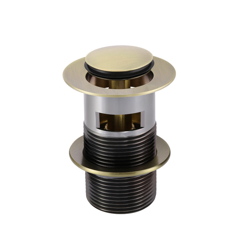 Basin Pop Up Waste 32mm - Overflow / Slotted - PVD Tiger Bronze