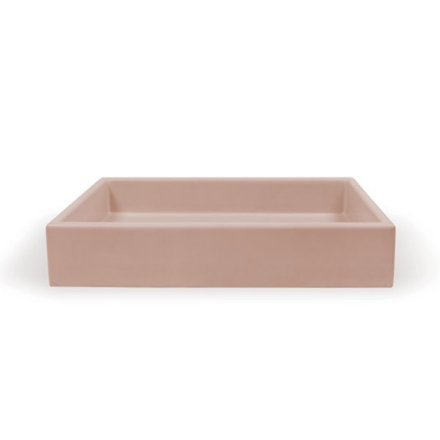 Nood Co Box Basin Surface Mount Blush Pink