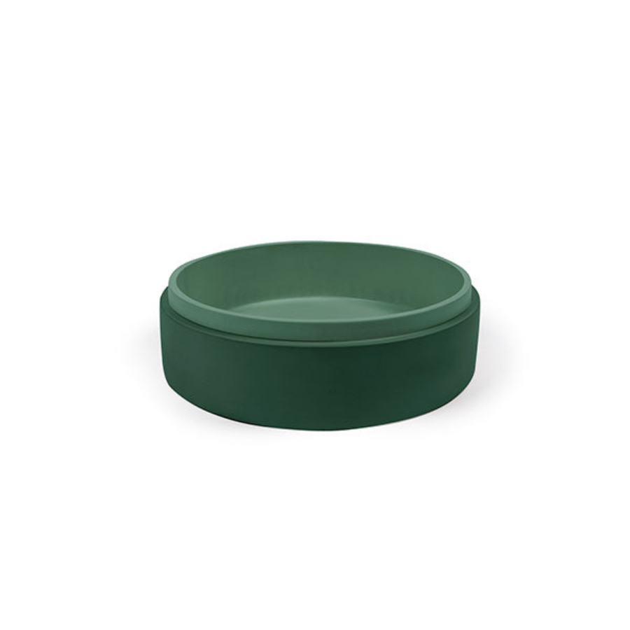 Nood Co Stepp Circle Basin Surface Mount Teal