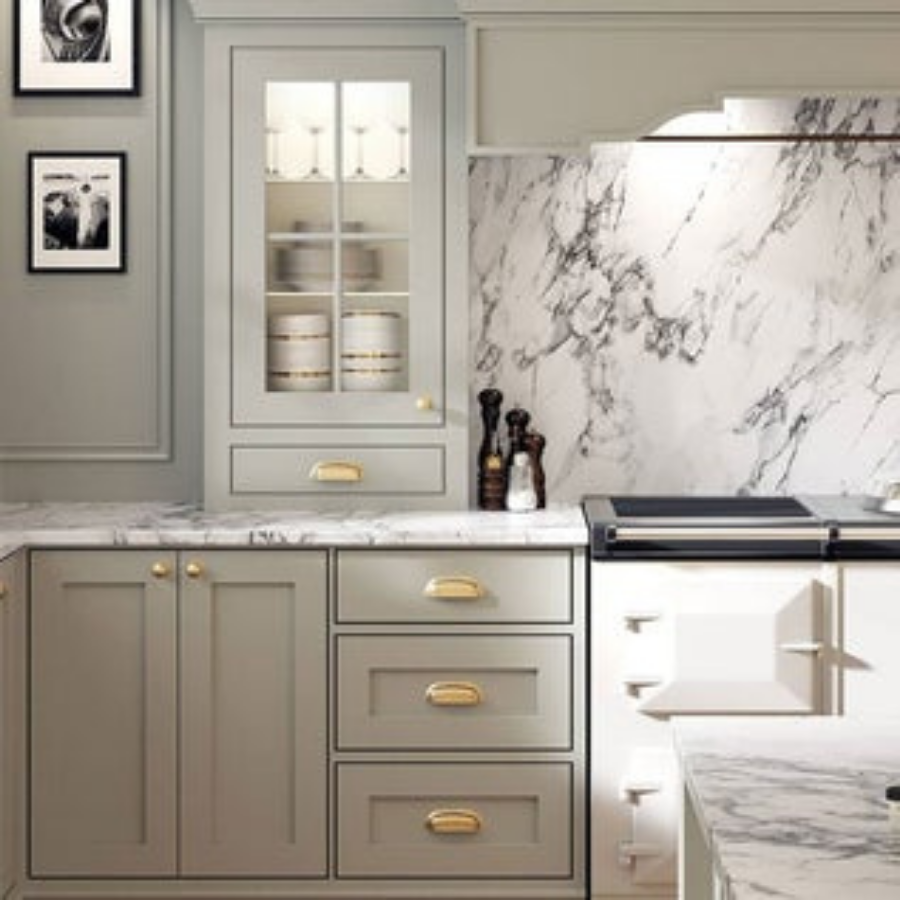 Momo Handles New Hampton Wide Cup Pull 96mm Matt Brass