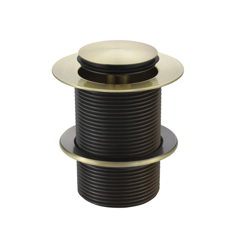 40mm Pop Up Waste - No Overflow / Unslotted - PVD Tiger Bronze