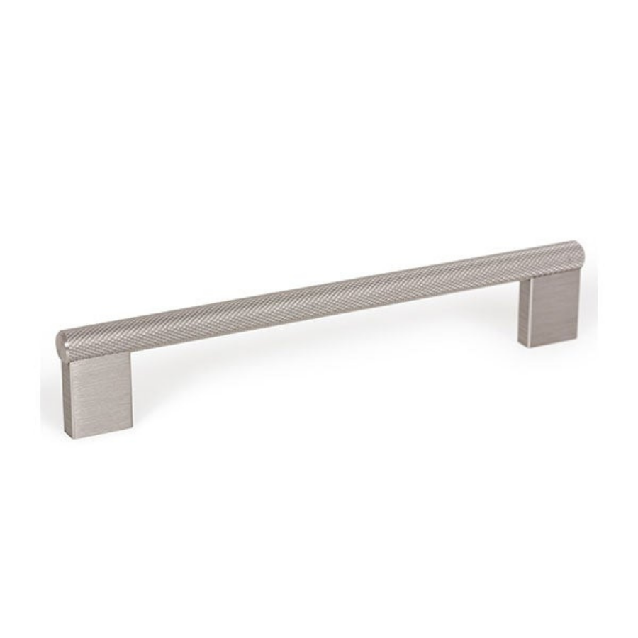 Momo Handles Graf Knurled D Handle Dull Brushed Nickel