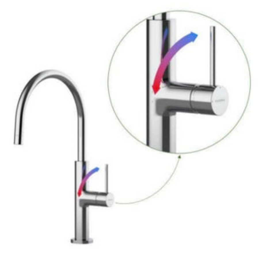 Caroma Urbane II Sink Mixer - Matte Black