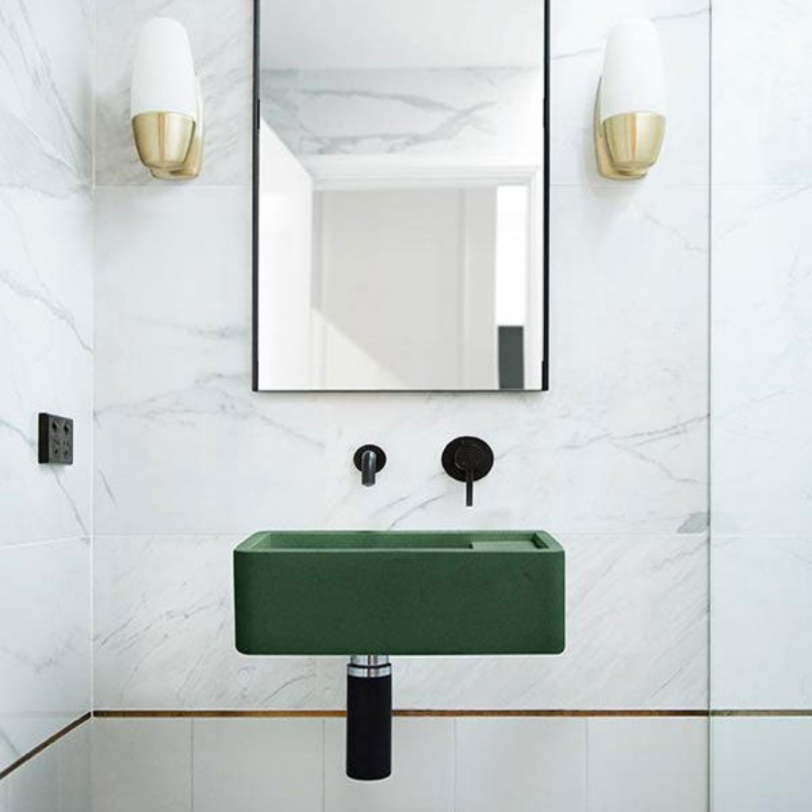 Nood Co Shelf 01 Wall Hung Basin Teal