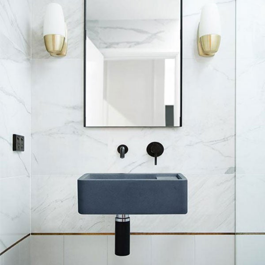 Nood Co Shelf 01 Wall Hung Basin Copan Blue