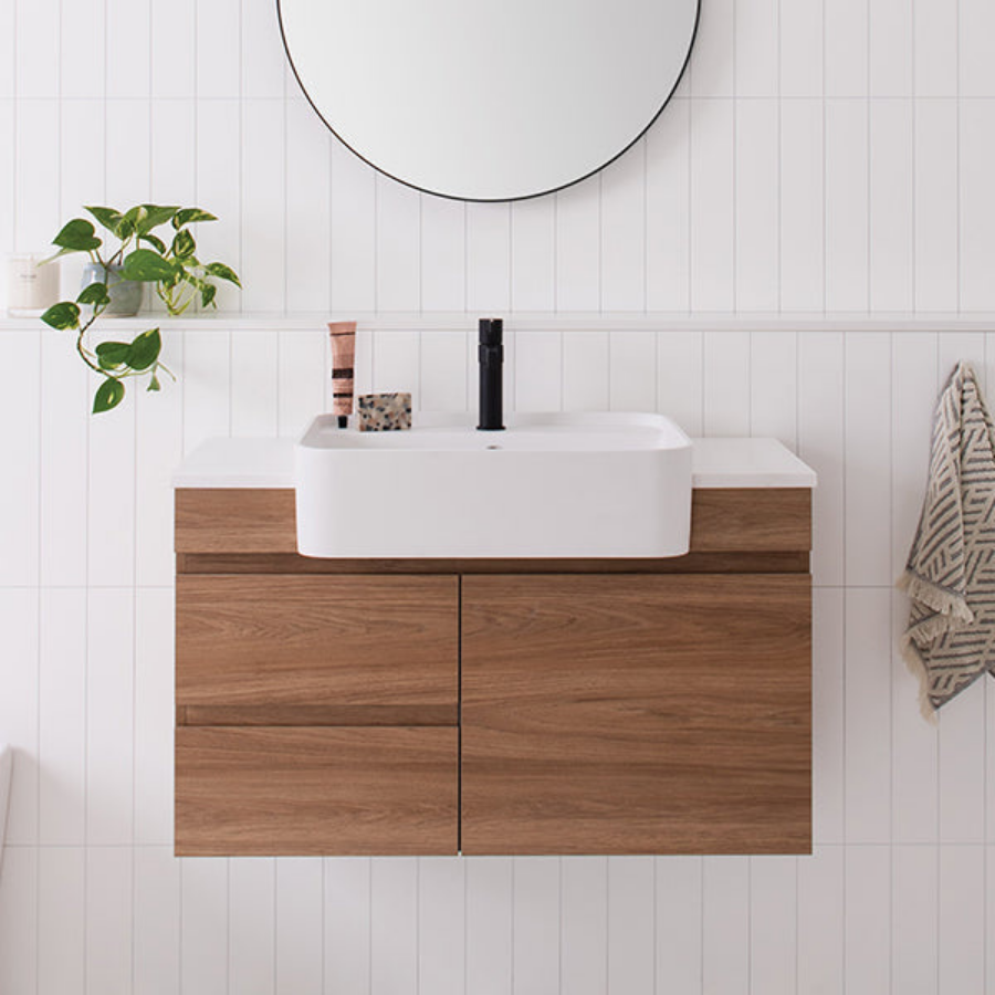 ADP Atlanta Semi-Recessed Wall Hung Vanity - Clearance Item