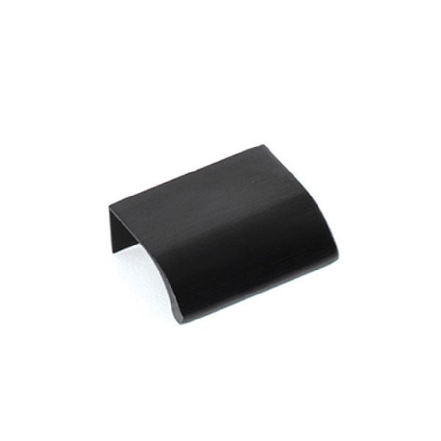 Momo Handles Ona Lip Pull Handle Brushed Black