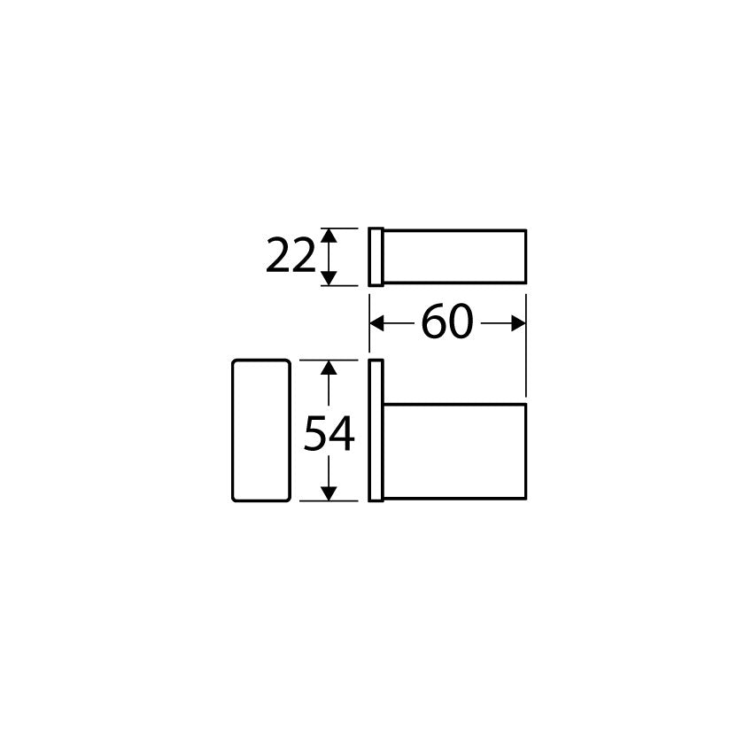 Fienza Tono Robe Hook, Chrome