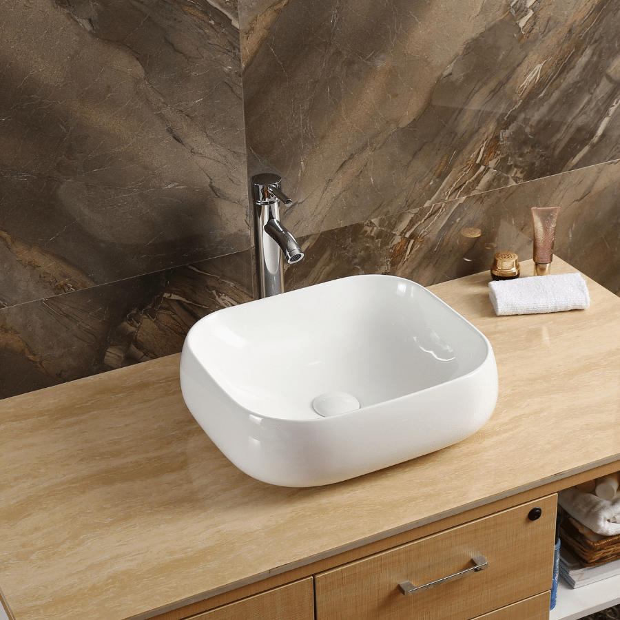 SQ Vanity Basin - Rounder Edge