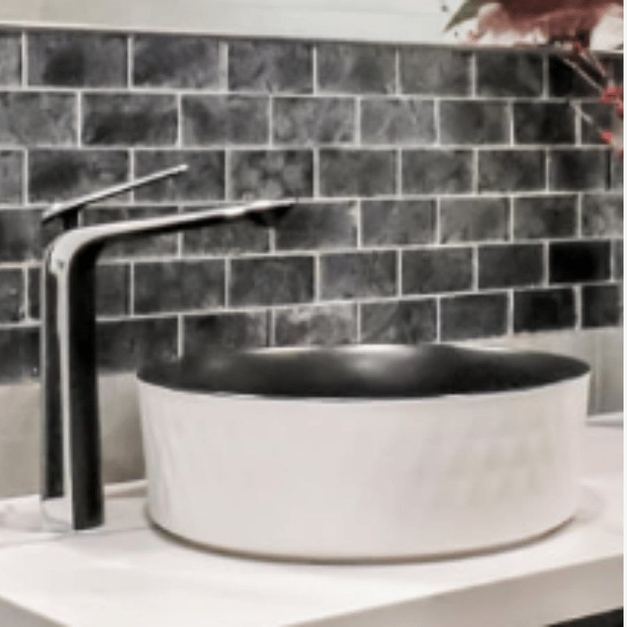 Vanity Basin - Moon white - Inside Black