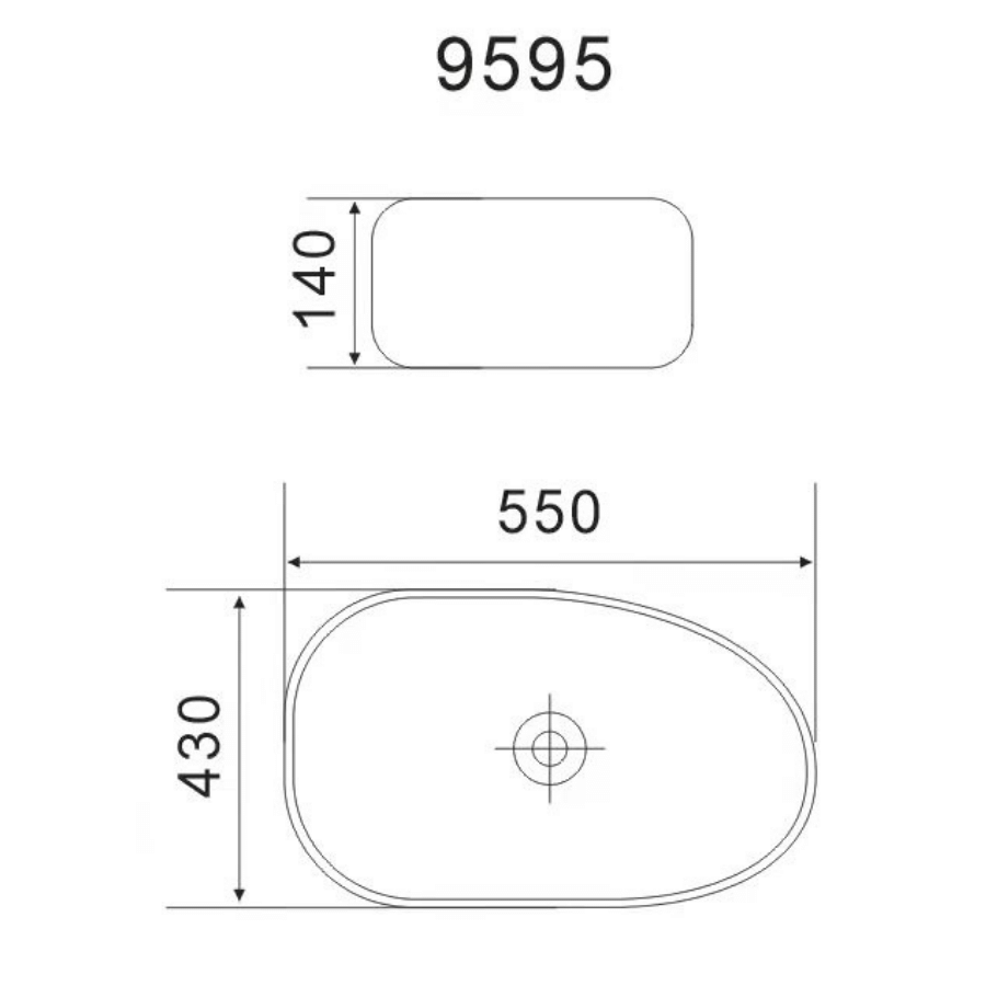 Vanity Basin - TR - Oval
