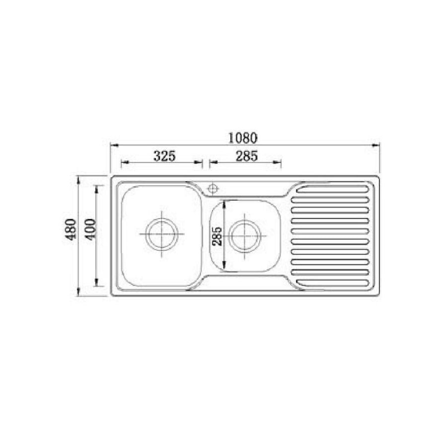 Undermount 1&1/2 Bowl Sink
