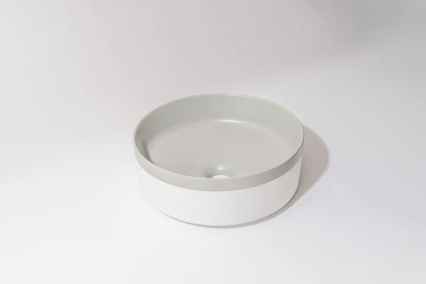 Colour Plus-37 Round Above-Counter Basin – Matte Grey