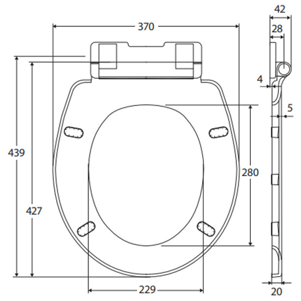 Fienza Stella Toilet Seat