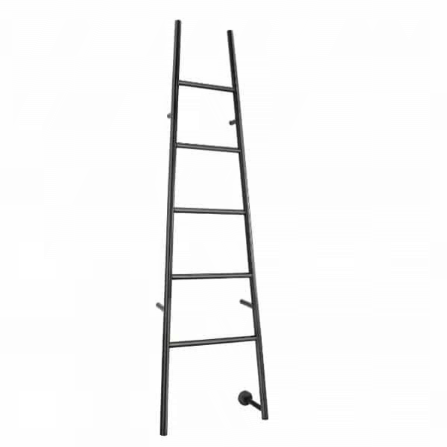 Thermogroup Jeeves Tangent L Heated Towel Rail Matte Black 520mm