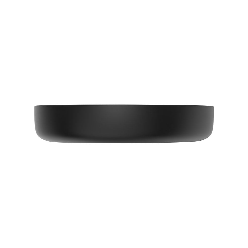 Pebble Medium Above Counter Basin, Matte Black RB487B