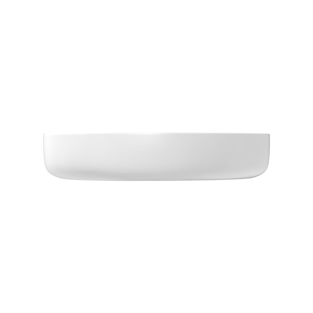 Pebble Medium Above Counter Basin, Matte White RB487W