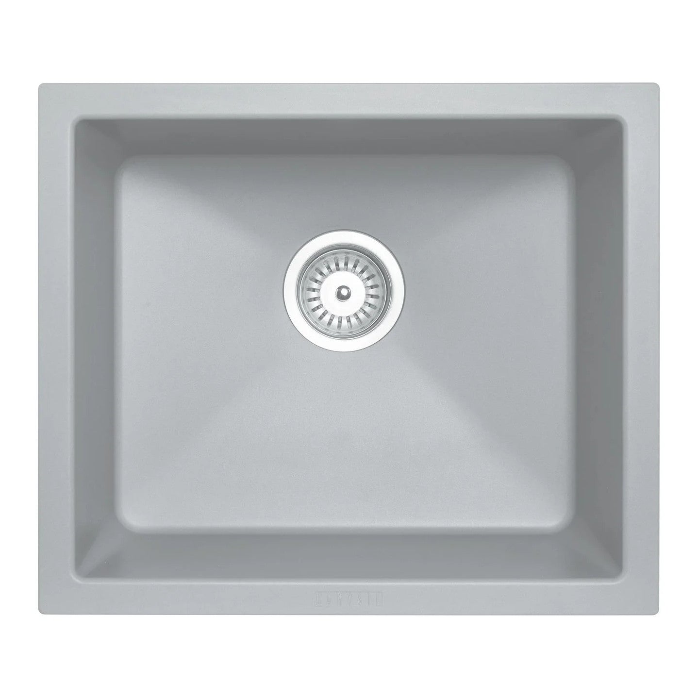 533 X 457 X 205mm Carysil Salsa Single Bowl Granite Kitchen/laundry Sink Top/flush/under Mount