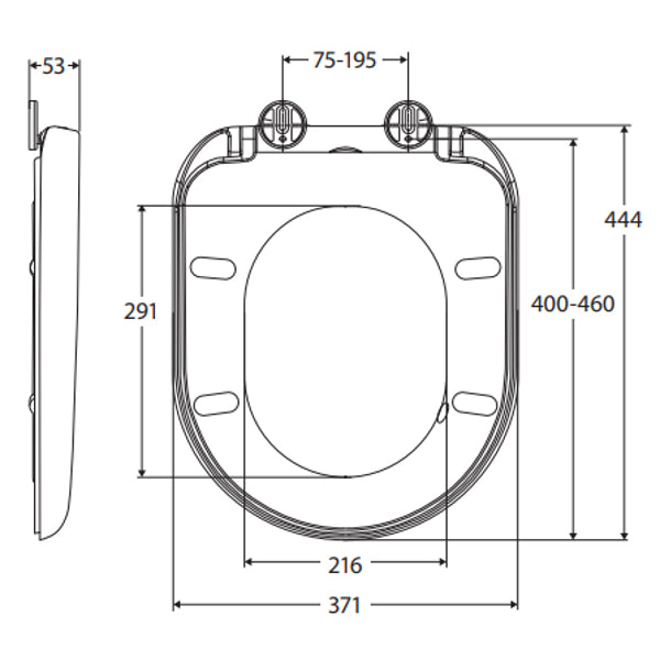 Fienza Compact Toilet Seat