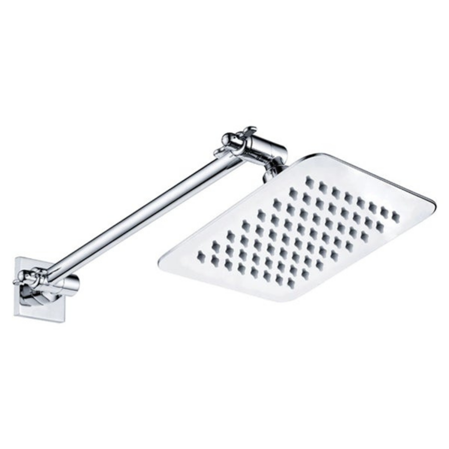 Fienza Slice Square Swivel Arm Wall Shower