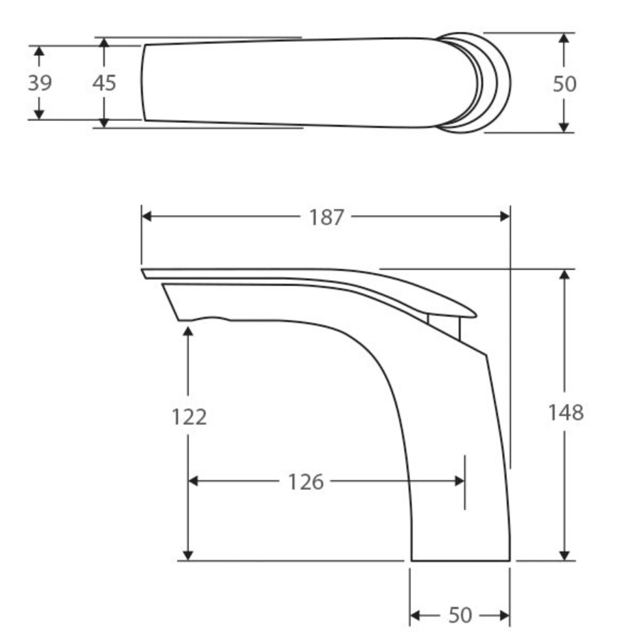 Fienza Keeto Basin Mixer