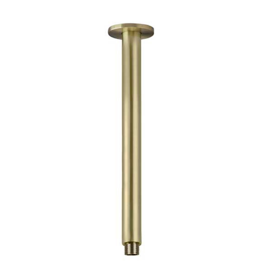 Meir Round Ceiling Shower Arm 300mm Tiger Bronze
