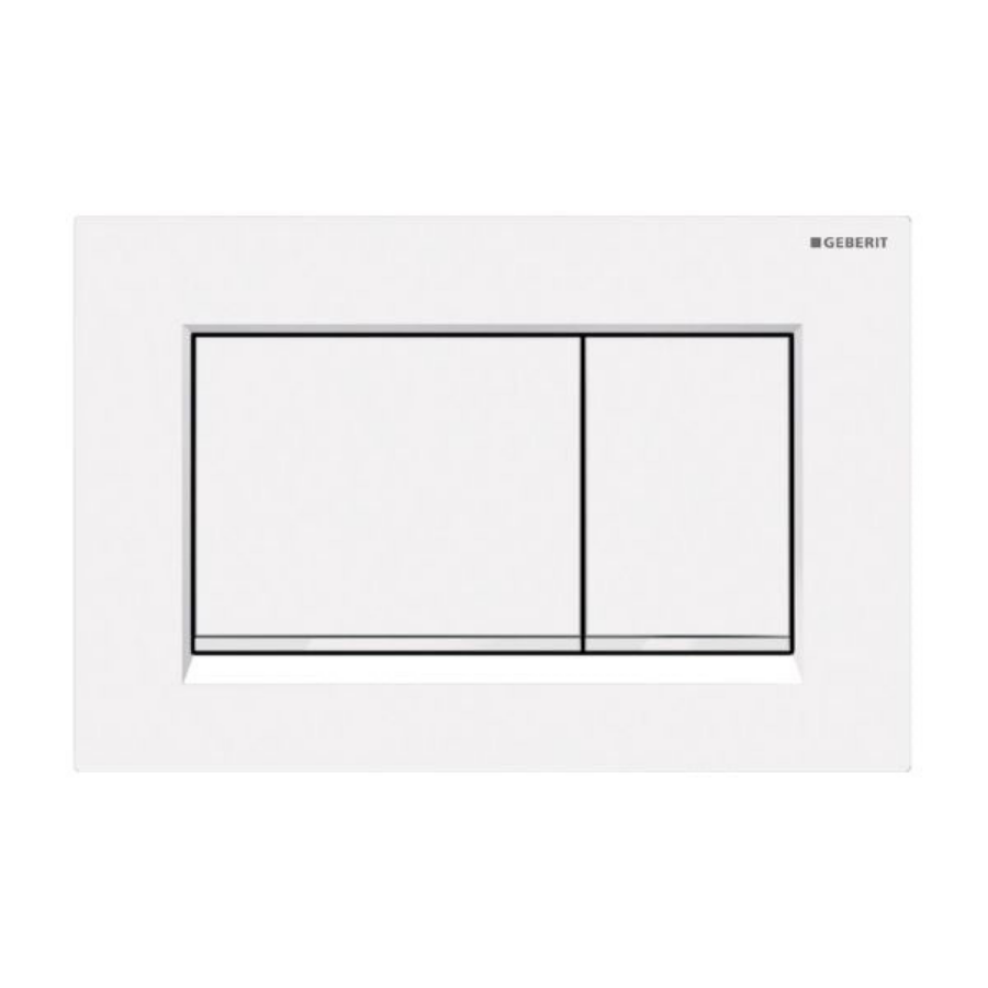 Geberit Sigma 30 Dual Flush Plate Matte White