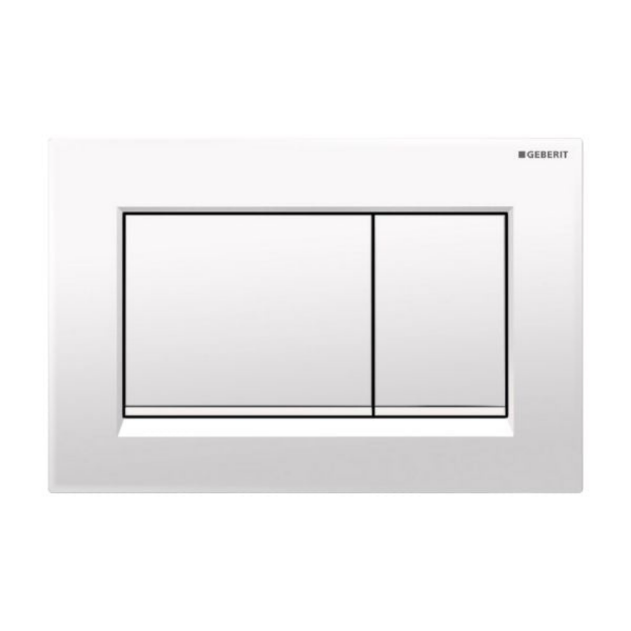 Geberit Sigma 30 Dual Flush Plate Gloss White