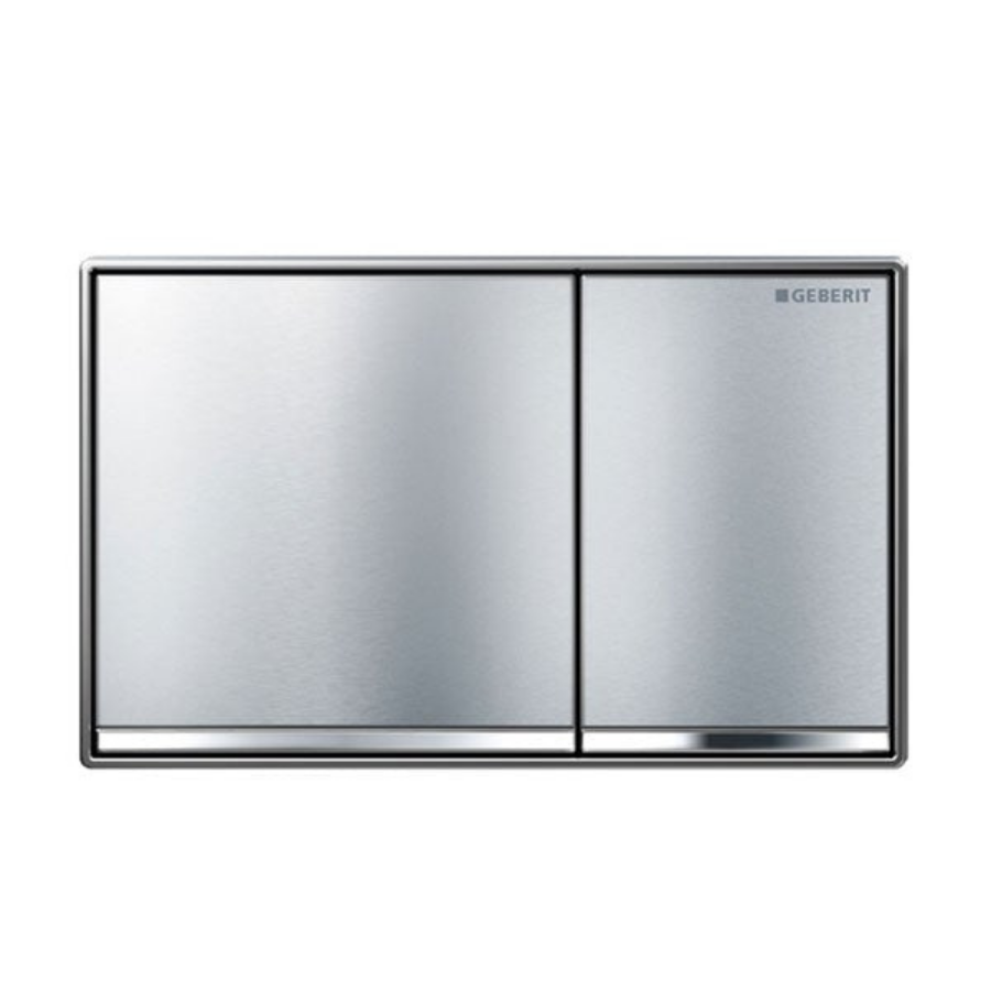 Geberit Sigma 60 Dual Flush Plate Brushed Chrome