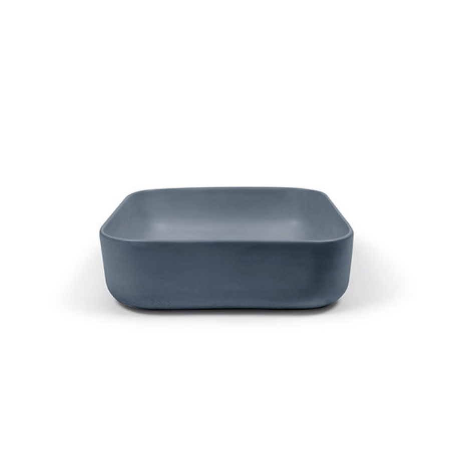 Nood Co Cube Basin Surface Mount Copan Blue