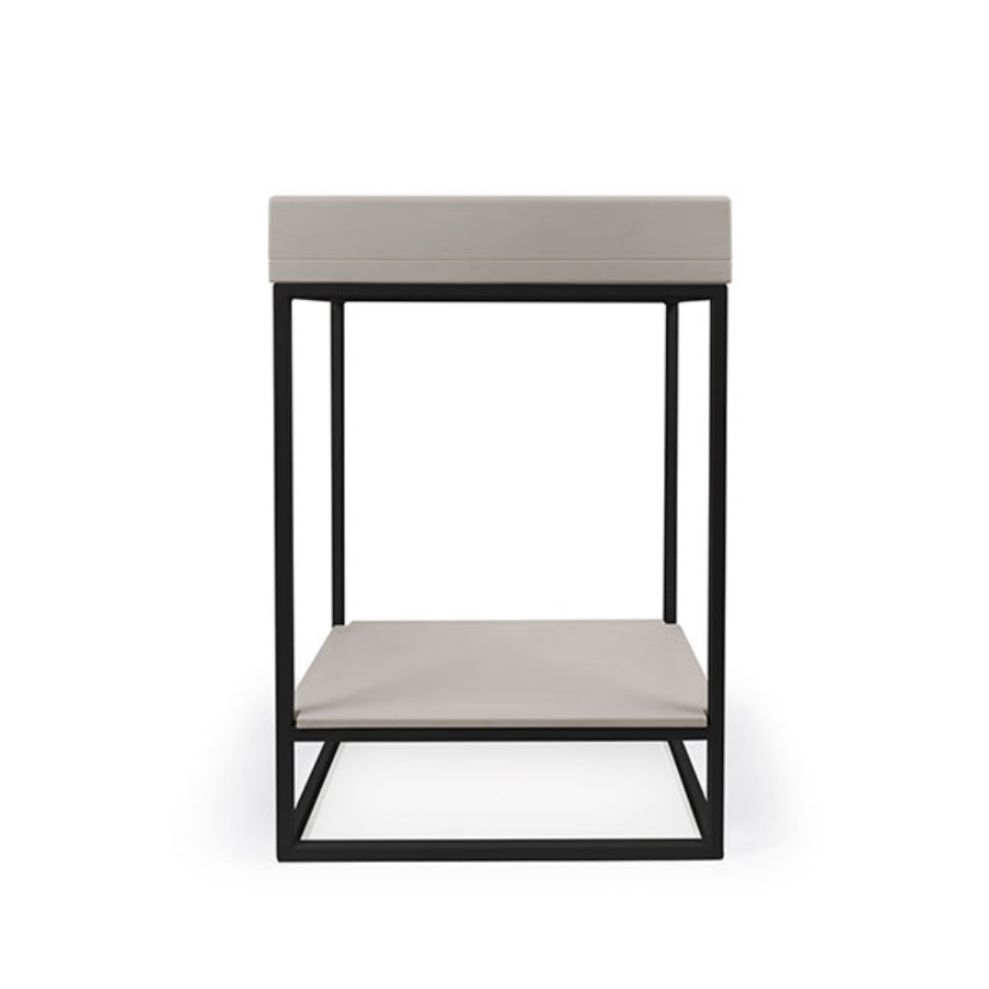 Nood Co Box Basin Vanity Set Sky Grey