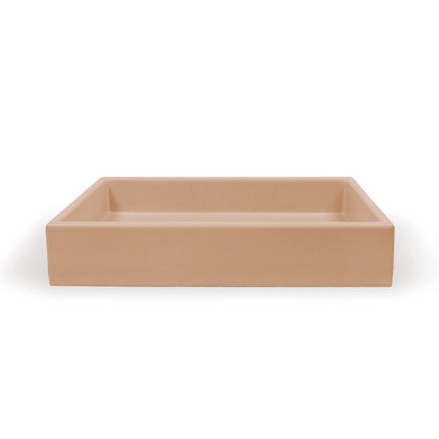 Nood Co Box Basin Surface Mount Pastel Peach