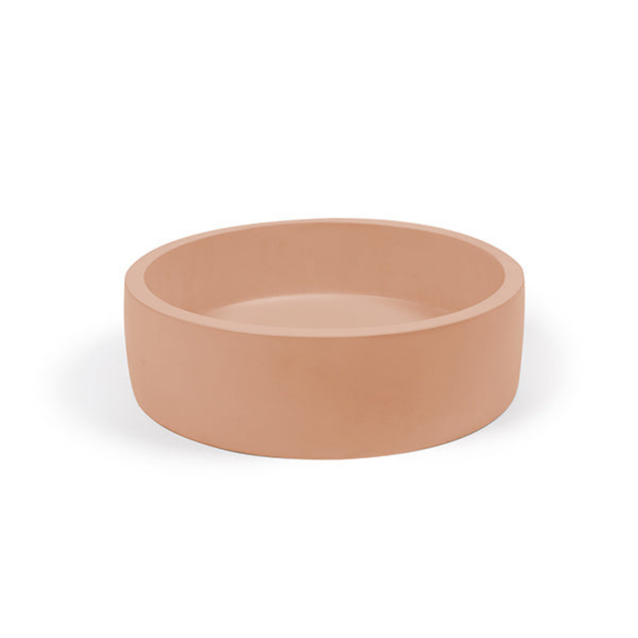 Nood Co Hoop Surface Mount Basin Pastel Peach
