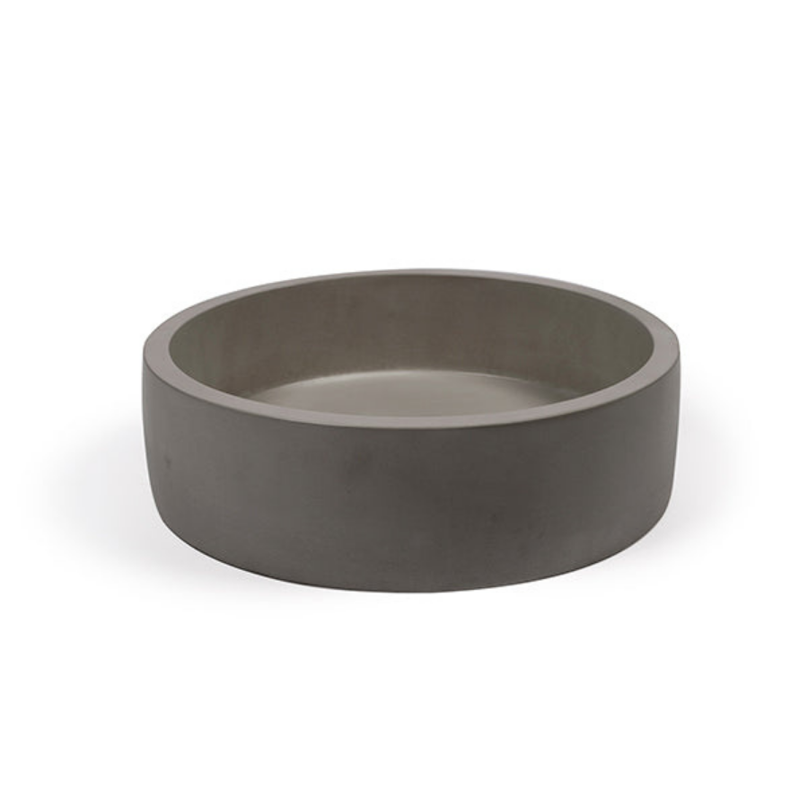 Nood Co Hoop Surface Mount Basin Mid Tone Grey