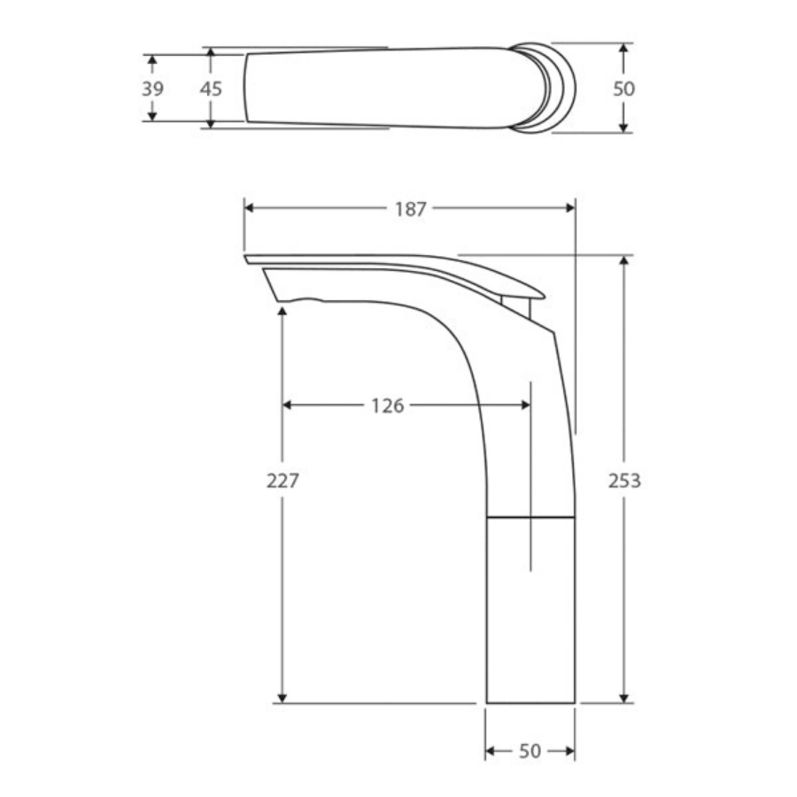Fienza Keeto Tall Basin Mixer