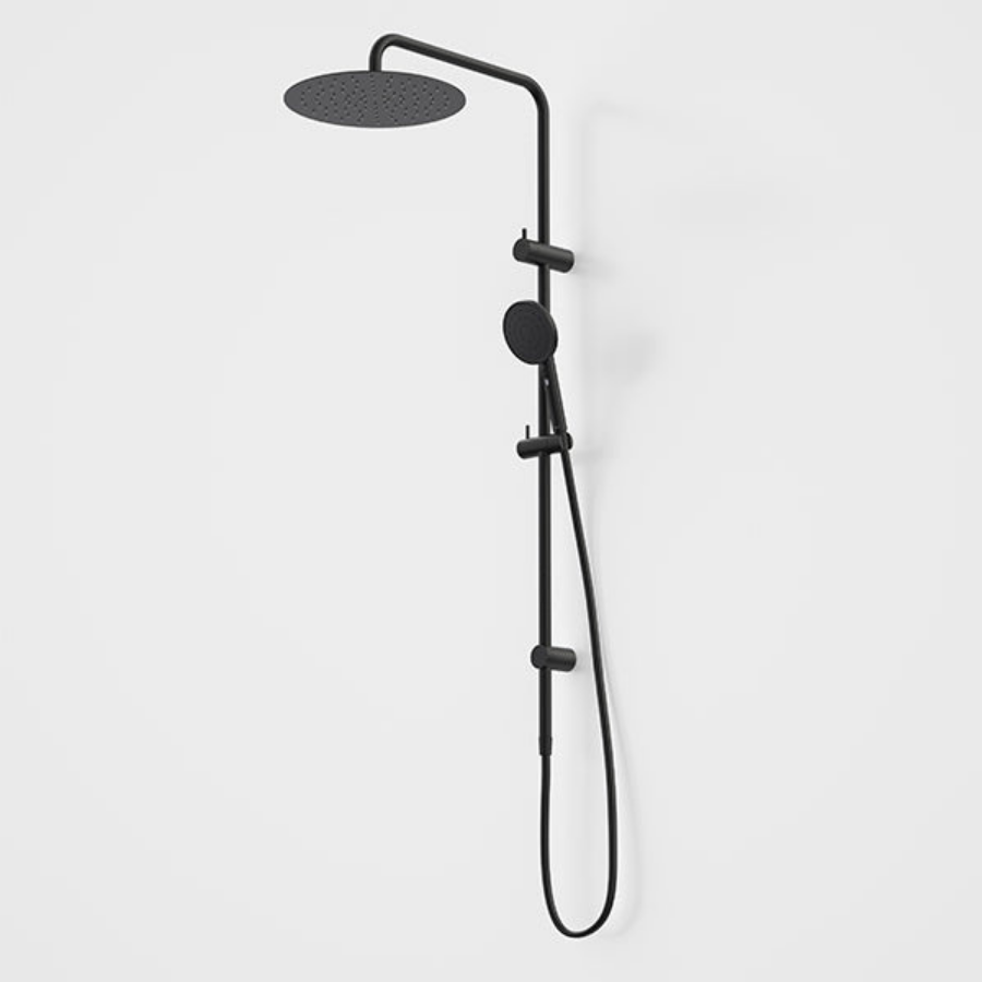 Caroma Urbane II Rail Shower 300mm Overhead Matte Black