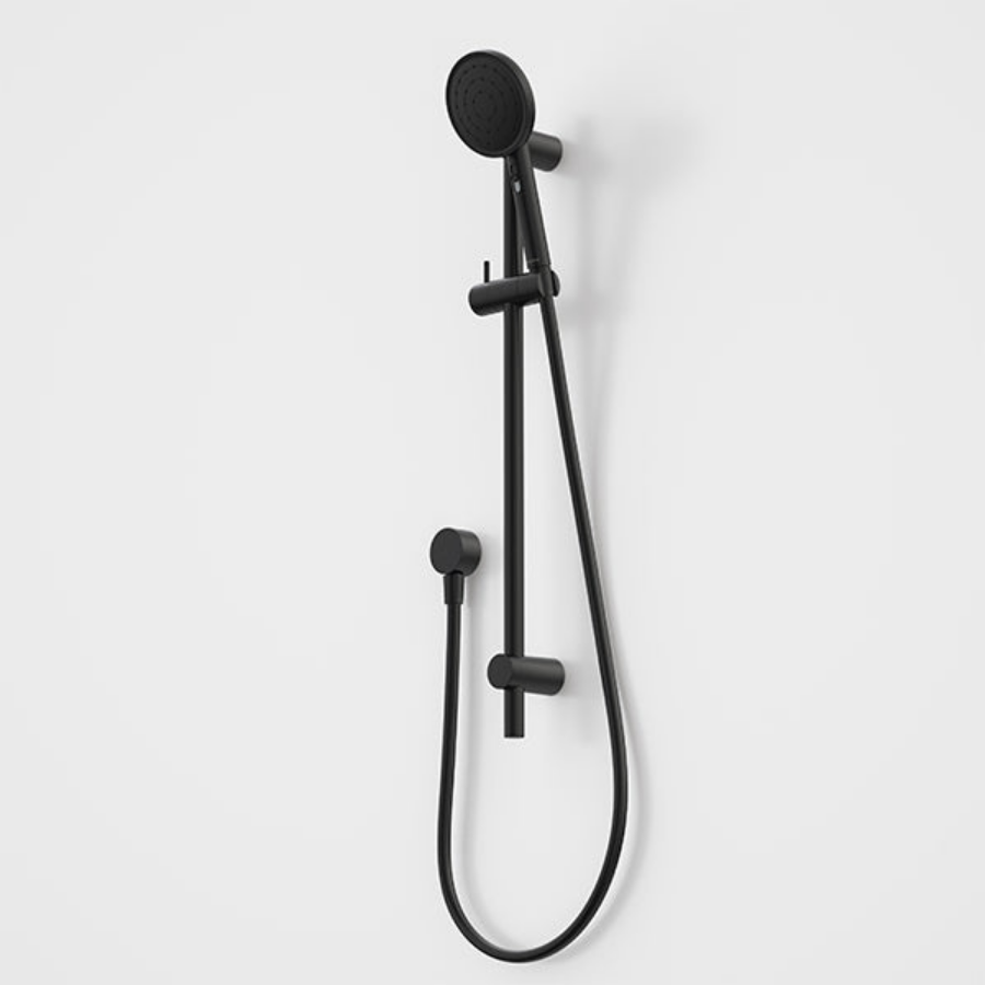 Caroma Urbane II Rail Shower Matte Black