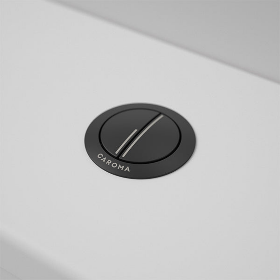 Caroma Urbane II Cistern Flush Button Matte Black