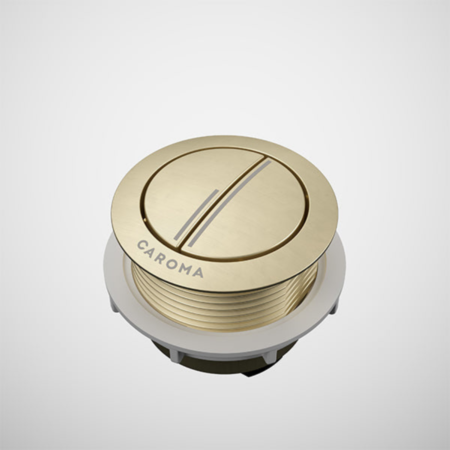 Caroma Urbane II Cistern Flush Button Brushed Brass