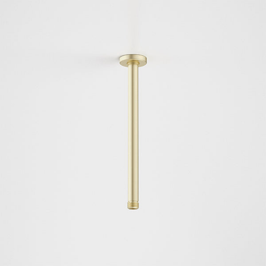 Caroma Urbane II Ceiling Arm 300mm Brushed Brass