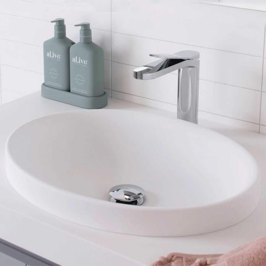 ADP Dignity Semi Inset Basin White