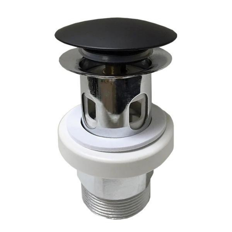 ADP Universal Ultra Mush Waste-Matte Black and Chrome