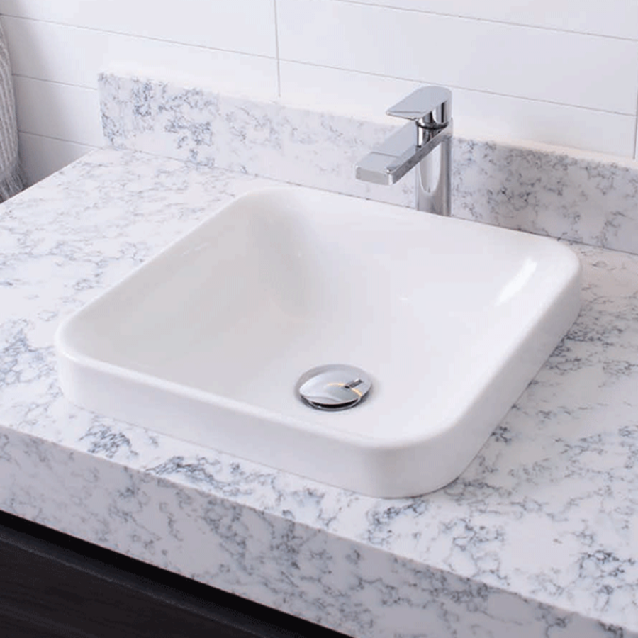 ADP Truth Semi Inset Basin White