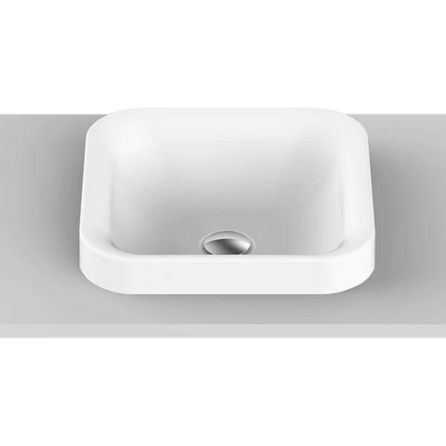 ADP Truth Semi Inset Basin White