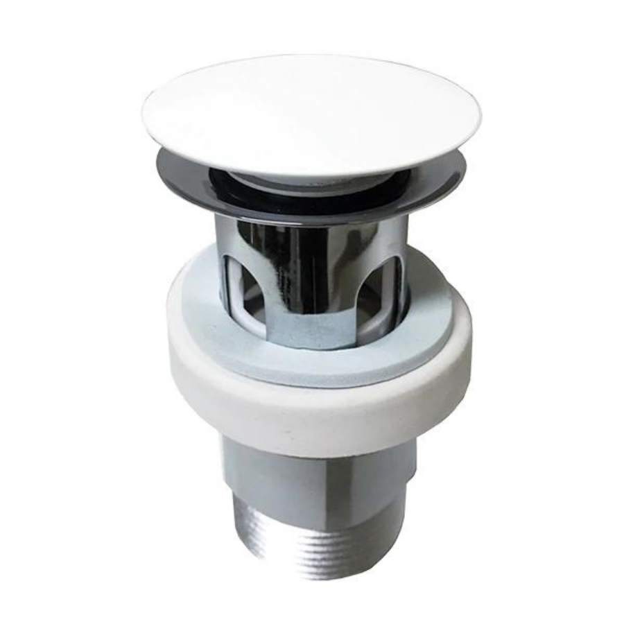 ADP Universal Ultra Mush Waste-Gloss White and Chrome