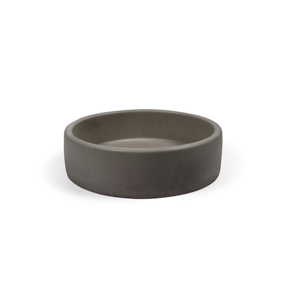 Nood Co Bowl Basin Surface Mount Mid Tone Grey