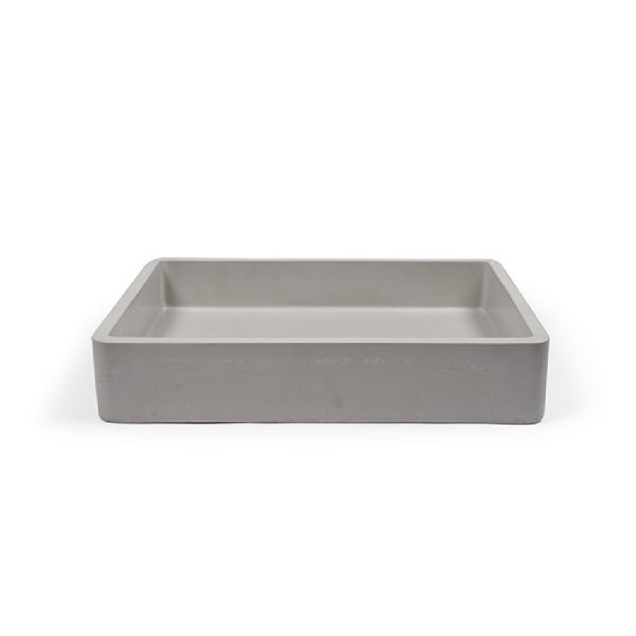 Nood Co Vesl Rectangle Basin Surface Mount Sky Grey