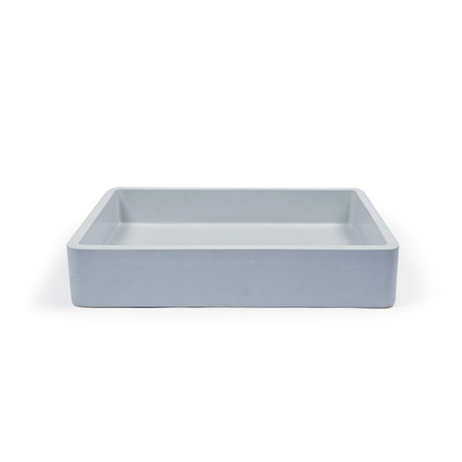 Nood Co Vesl Rectangle Basin Surface Mount Powder Blue