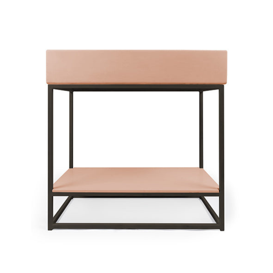 Nood Co Trough Basin Vanity Set Pastel Peach