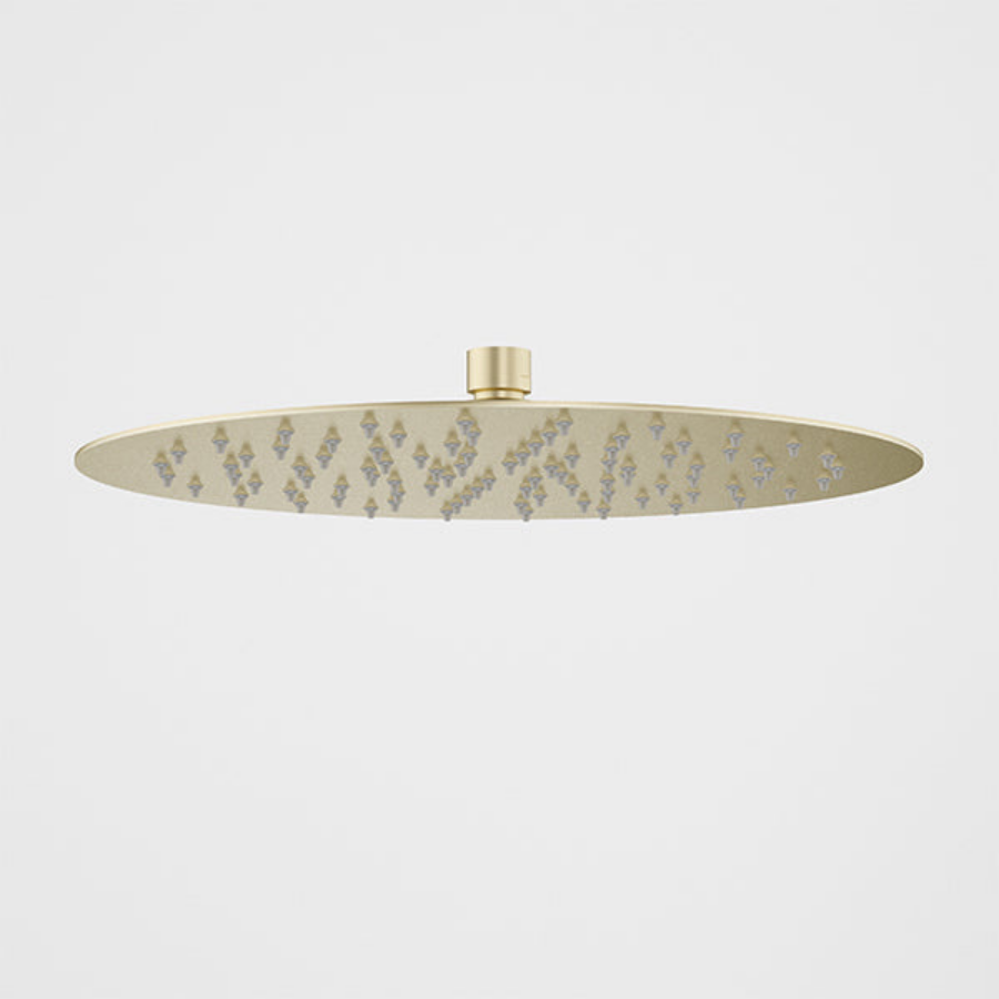 Caroma Urbane II Round Rain Shower Head 300mm Brushed Brass